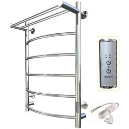 Полотенцесушитель электрический Тругор Пэк сп 5 с полкой П6 400х800 мм (возможность скрытого подключения) 00-00031627 фото 