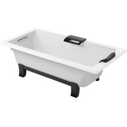 Ванна отдельностоящая Jacob Delafon Archer 170x80 см E6D907-0 с ножками фото 