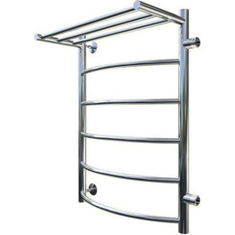 Полотенцесушитель водяной Тругор Приоритет ПМ1 с полкой и боковым подводом П6 500х800 мм R 00-00017298 фото 