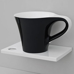 Раковина-чаша ArtCeram Cup 69 см OSL005 01 50 bi/nero фото 