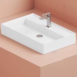 Раковина-чаша ArtCeram Scalino 75 см SCL008 05 00, белый матовый фото 