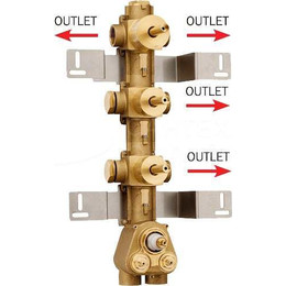 Скрытая часть на 4 выхода Bossini HighFlow Z030271000 фото 