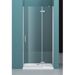 Душевая дверь BelBagno 80 см KRAFT-B-12-60/20-C-Cr-R, хром/прозрачное фото 