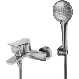 Смеситель для ванны Lemark Bronx LM3714GM, графит фото 