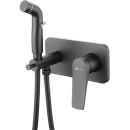 Набор для гигиенического душа Lemark Bronx LM3720BL, черный фото 