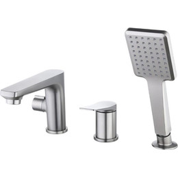 Смеситель для ванны Lemark Bronx LM3745GM, графит фото 