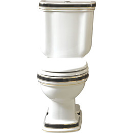 Унитаз-компакт Creavit Klasik KL310.001K0, декор Krokodil фото 