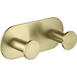 Двойной крючок Timo Saona 13014/17, цвет золото матовое фото 