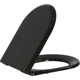 Сиденье с крышкой для унитаза Creavit Amasra Ultima микролифт KC0103.03.1300E, черный фото 
