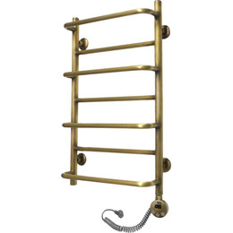 Полотенцесушитель электрический Domoterm Орфей АБР П7 400х700 мм ER, цвет античная бронза фото 