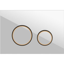 Кнопка смыва Cersanit Twins A63535, белый фото 