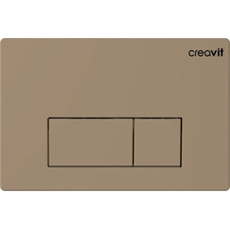 Кнопка смыва Creavit Arc GP8002.06, капучино матовый фото 