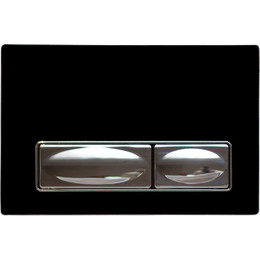 Кнопка смыва Creavit Design GP4002.00, черный/хром фото 