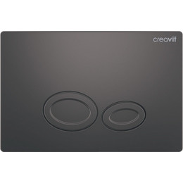 Кнопка смыва Creavit Drop GP2002.04, антрацит матовый фото 