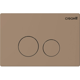 Кнопка смыва Creavit Terra GP9002.06, капучино матовый фото 
