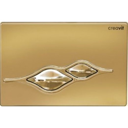 Кнопка смыва Creavit Ufo GP1005.00, золото фото 