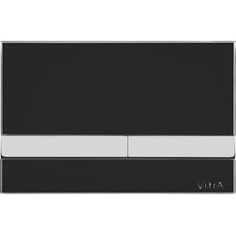Кнопка смыва Vitra Select 740-1101, черный глянцевый/хром фото 