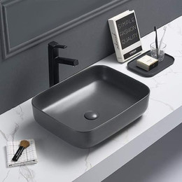 Раковина-чаша Comforty 50 см T-Y9378MDH, графит матовый фото 