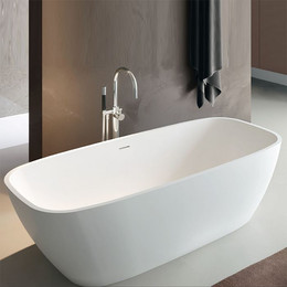 Ванна отдельностоящая Gruppo Treesse Brio 170x72 см V297BO, белый матовый фото 