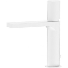 Смеситель для раковины AQG Tube 01TUB100BL, белый матовый фото 