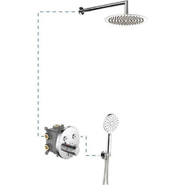 Душевая система для душа с термостатом AQG ER211 19PEAER21102 фото 