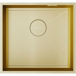 Кухонная мойка Omoikiri Kasen 48-26 INT LG (4997057) 1,2 мм, светлое золото, Цвет производителя: светлое золото фото 
