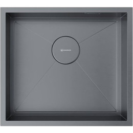 Кухонная мойка Omoikiri Kasen 49-16 INT GM (4997055) 1,2 мм, вороненая сталь, Цвет производителя: вороненая сталь фото 