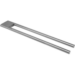 Полотенцедержатель Keuco Edition 11 11518130000, цвет хром чёрный фото 