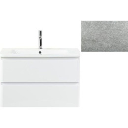 Тумба подвесная с раковиной BelBagno ALBANO-CER-1050-2C-SO-CVG 105 см, Cemento Verona Grigio, Цвет фасада: Cemento Verona Grigio фото 