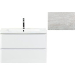 Тумба подвесная с раковиной BelBagno ALBANO-CER-800-2C-SO-RVB 80 см, Rovere Vintage Bianco, Цвет фасада: Rovere Vintage Bianco фото 