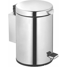 Ведро для мусора с педалью Keuco Plan 14977010000, цвет хром фото 