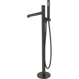 Смеситель для ванны BelBagno UNO-FMT-NERO, черный матовый, Цвет производителя: чёрный матовый фото 