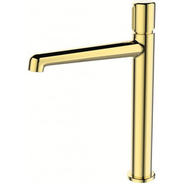 Смеситель для раковины высокий BelBagno UNO-LMC-ORO-W0, золото, Цвет производителя: золото фото 