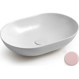 Раковина-чаша White Ceramic Balisong 60 см W0807PK, розовый матовый фото 