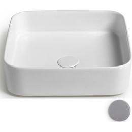 Раковина-чаша White Ceramic Blade 40 см W0507FM, серый матовый фото 