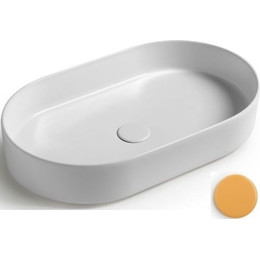 Раковина-чаша White Ceramic Blade 60 см W0527OC, оранжевый матовый фото 