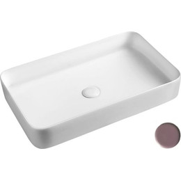 Раковина-чаша White Ceramic Blade 65 см W0517PL, сливовый матовый фото 