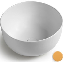 Раковина-чаша White Ceramic Dome 44 см W0307OC, оранжевый матовый фото 