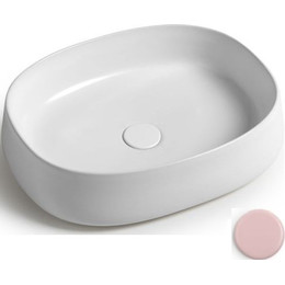 Раковина-чаша White Ceramic Jumper 50 см W0717PK, розовый матовый фото 