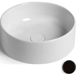 Раковина-чаша White Ceramic Slim 40 см W014705, черный матовый фото 