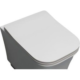 Сиденье с крышкой для унитаза White Ceramic Idea микролифт WC100S01SL фото 