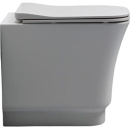 Унитаз приставной безободковый White Ceramic Idea W1000101 фото 