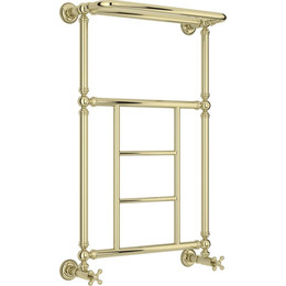 Полотенцесушитель водяной Сунержа Ренессанс 1452 с полкой П5 860х500 мм 020-0282-8650, шампань фото 