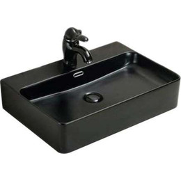 Раковина-чаша SantiLine 60 см SL-1003MB, черный матовый фото 