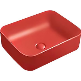 Раковина-чаша SantiLine 50 см SL-1051MR, красный матовый фото 