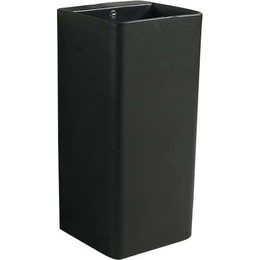 Раковина напольная SantiLine 42 см SL-4005MB, черный матовый фото 