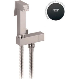 Набор для гигиенического душа Cezares CZR-L-DIF-NOP, с вентилем на 1 воду, черный матовый фото 