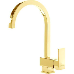 Смеситель для раковины Cezares UNIKA-LSM1-A-03/24-W0, золото, Цвет производителя: золото фото 