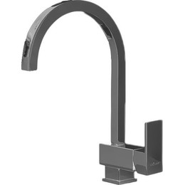 Смеситель для раковины Cezares UNIKA-LSM1-A-NOP-W0, черный матовый, Цвет производителя: чёрный матовый фото 