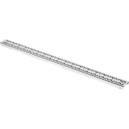 Решетка TECEdrainline "royal" для трапа 80 см 600840, нержавеющая сталь, хром глянцевый фото 